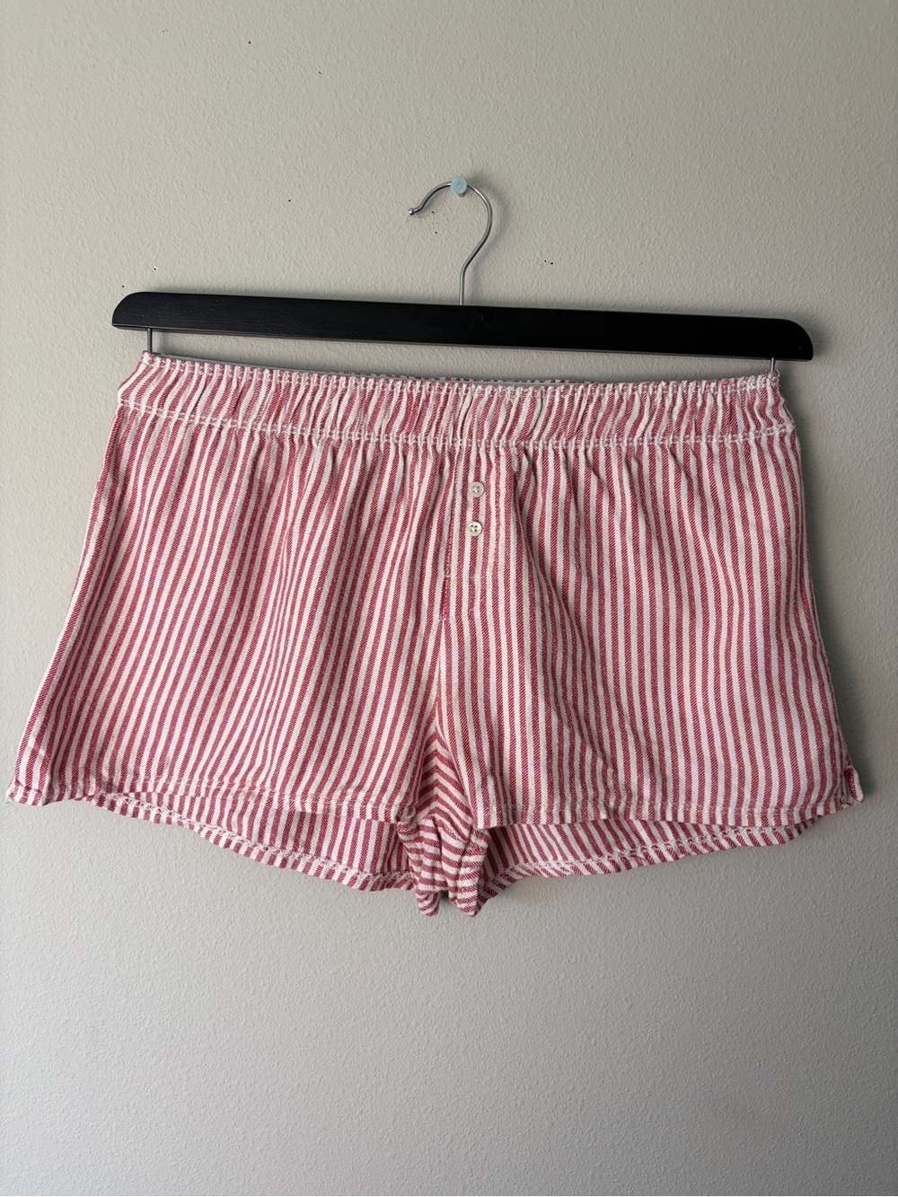 Colsie Red Striped Pajama Boxer Shorts Size XS
